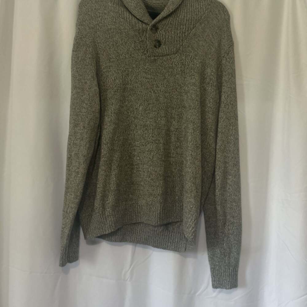 Men's IZOD Holiday Button Mock Sweater
